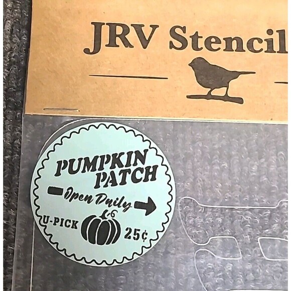 NEW JRV 15mil Reusable Pumpkin Patch Sign Stencil 12.5x11.5 - Picture 1 of 3